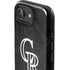 MLB Colorado Rockies Dark Wash iPhone 16e Impact Case