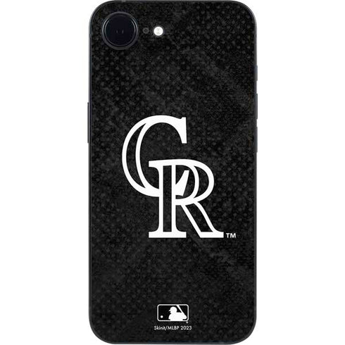 MLB Colorado Rockies Dark Wash iPhone 16e Skin