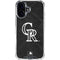 MLB Colorado Rockies Dark Wash iPhone 17 Clear Case