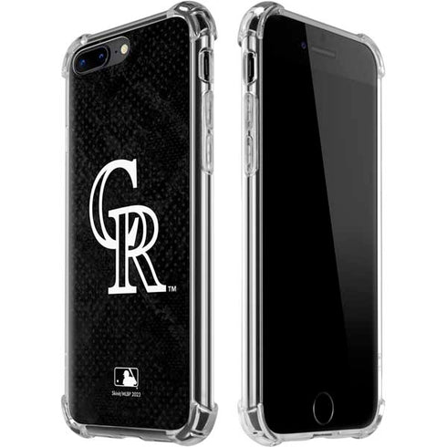 MLB Colorado Rockies Dark Wash iPhone Cases