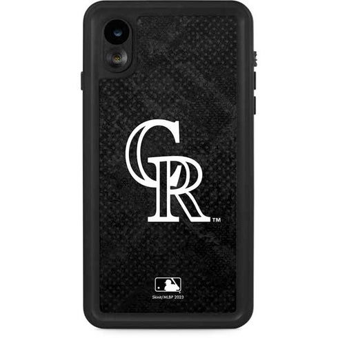 MLB Colorado Rockies Dark Wash iPhone Cases