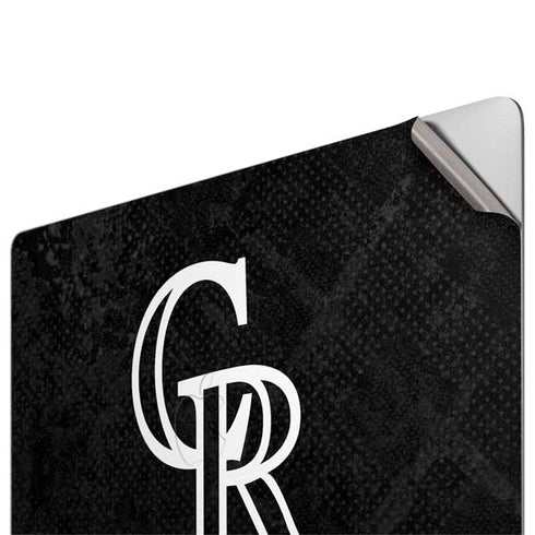 MLB Colorado Rockies Dark Wash Apple MacBook Pro 16-inch Skin