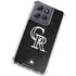 MLB Colorado Rockies Dark Wash Moto G Power 5G (2025) Clear Case
