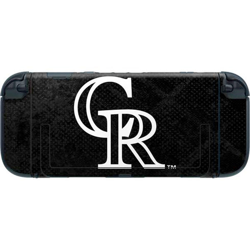 MLB Colorado Rockies Dark Wash Nintendo Switch 2 (2025) with Joy-Con Skin