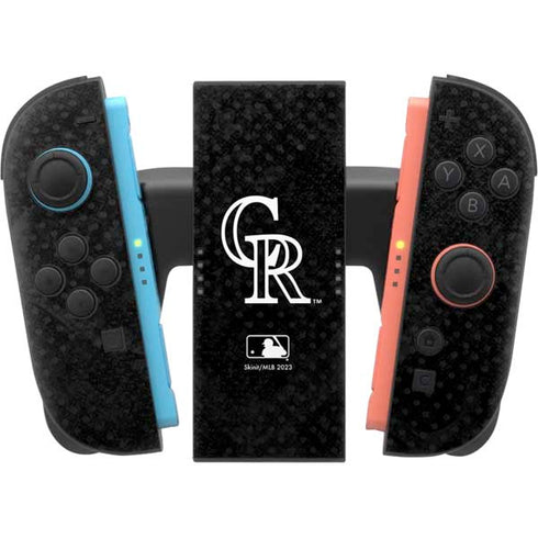 MLB Colorado Rockies Dark Wash Nintendo Switch 2 (2025) Joy-Con Controller Skin
