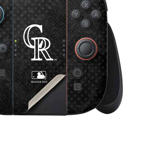 MLB Colorado Rockies Dark Wash Nintendo Switch 2 (2025) Joy-Con Controller Skin