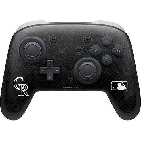 MLB Colorado Rockies Dark Wash Nintendo Switch 2 (2025) Pro Controller Skin