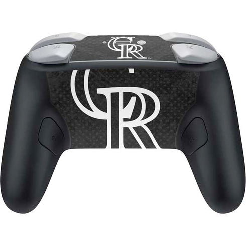 MLB Colorado Rockies Dark Wash Nintendo Switch 2 (2025) Pro Controller Skin
