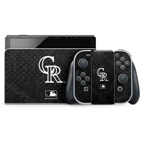 MLB Colorado Rockies Dark Wash Nintendo Skins