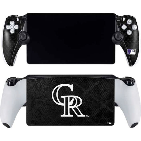 MLB Colorado Rockies Dark Wash PlayStation Portal Remote Player Skin