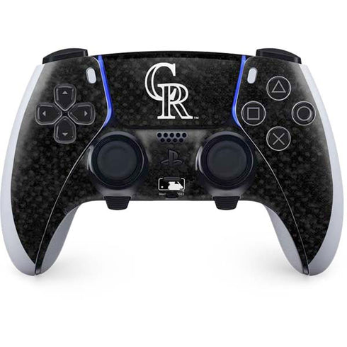 MLB Colorado Rockies Dark Wash PS5 DualSense Edge Pro Controller Skin