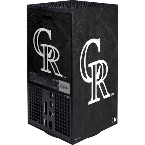MLB Colorado Rockies Dark Wash Xbox Series X Bundle Skin