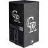 MLB Colorado Rockies Dark Wash XBox Series X Digital Edition Console Skin