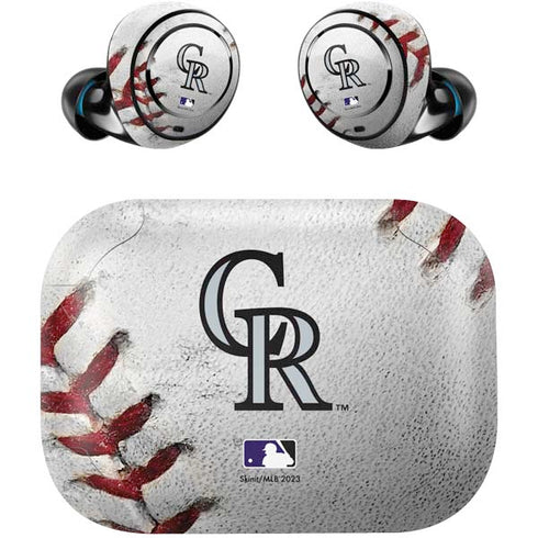 MLB Colorado Rockies Game Ball Amazon Echo Buds Skin