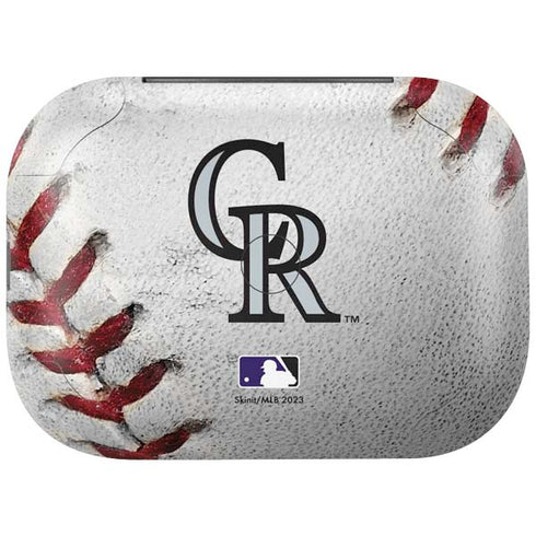 MLB Colorado Rockies Game Ball Amazon Echo Buds Skin