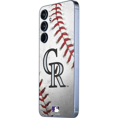 MLB Colorado Rockies Game Ball Galaxy A35 5G Skin