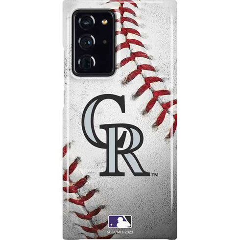 MLB Colorado Rockies Game Ball Galaxy Cases