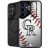 MLB Colorado Rockies Game Ball Galaxy S24 FE Kickstand Case