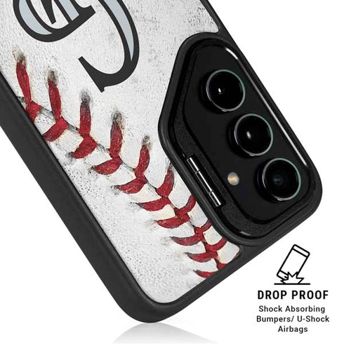 MLB Colorado Rockies Game Ball Galaxy S25 Kickstand Case