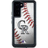 MLB Colorado Rockies Game Ball Galaxy S24 Plus Waterproof Case