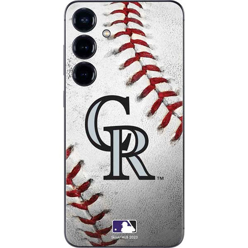 MLB Colorado Rockies Game Ball Galaxy S24 Skin