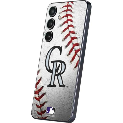 MLB Colorado Rockies Game Ball Galaxy S24 Skin