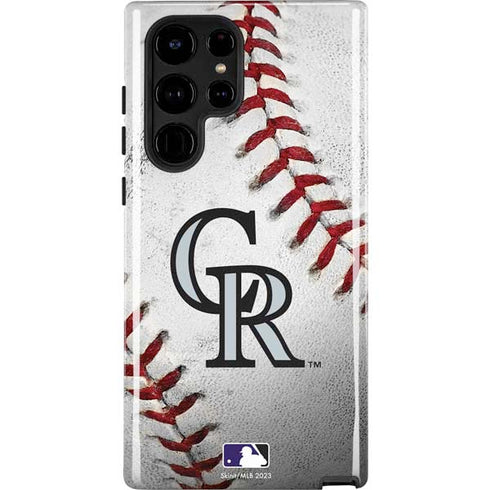 MLB Colorado Rockies Game Ball Galaxy Cases