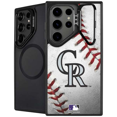 MLB Colorado Rockies Game Ball Galaxy S25 Ultra Kickstand Case