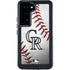 MLB Colorado Rockies Game Ball Galaxy S24 Waterproof Case