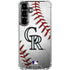 MLB Colorado Rockies Game Ball Galaxy S26 Plus Clear Case
