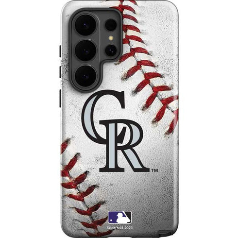 MLB Colorado Rockies Game Ball Galaxy S26 Ultra Impact Case