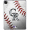 MLB Colorado Rockies Game Ball iPad Pro 11in (2024) Clear Case