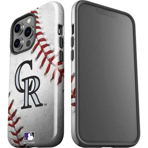 MLB Colorado Rockies Game Ball iPhone 15 Pro Impact Case