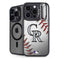MLB Colorado Rockies Game Ball iPhone 15 Pro Max Kickstand Case