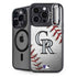 MLB Colorado Rockies Game Ball iPhone 15 Pro Max Kickstand Case