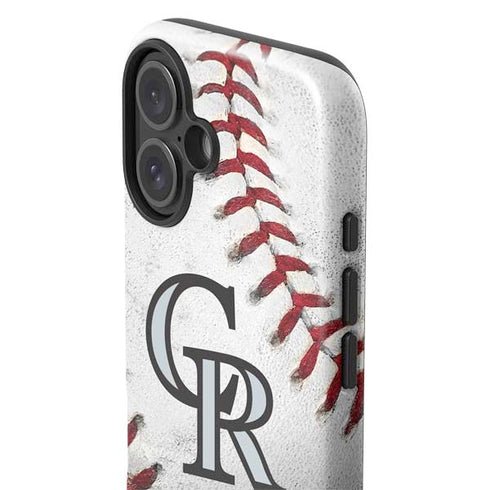 MLB Colorado Rockies Game Ball iPhone 16 Impact Case
