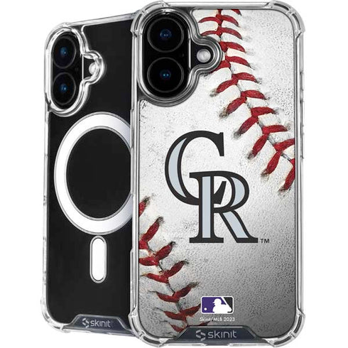 MLB Colorado Rockies Game Ball iPhone 16 MagSafe Case