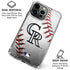 MLB Colorado Rockies Game Ball iPhone 16 Pro Max Clear Case