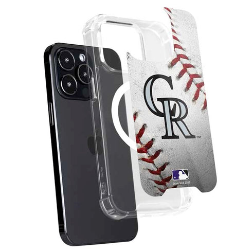 MLB Colorado Rockies Game Ball iPhone 16 Pro Max MagSafe Case