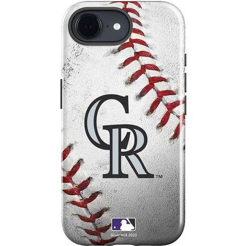 MLB Colorado Rockies Game Ball iPhone 16e Impact Case