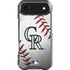 MLB Colorado Rockies Game Ball iPhone 17 Air Clear Case