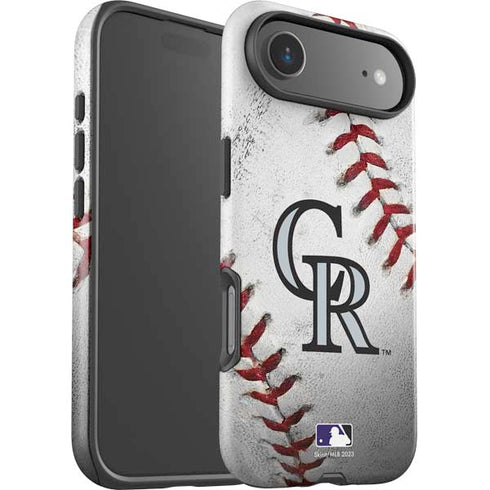 MLB Colorado Rockies Game Ball iPhone 17 Air Impact Case