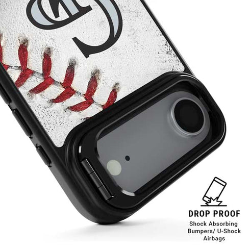 MLB Colorado Rockies Game Ball iPhone 17 Air Kickstand Case