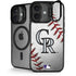 MLB Colorado Rockies Game Ball iPhone 17 Kickstand Case