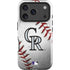 MLB Colorado Rockies Game Ball iPhone 17 Pro Impact Case