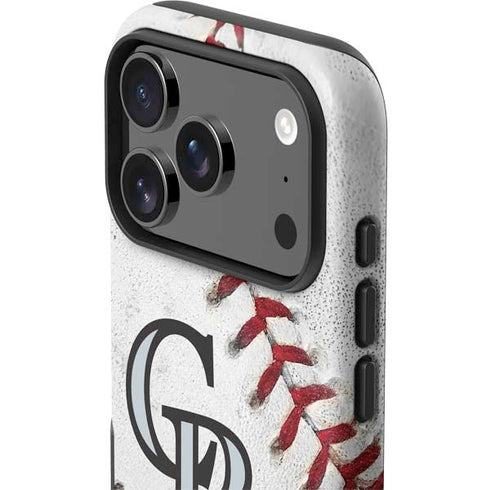MLB Colorado Rockies Game Ball iPhone 17 Pro Impact Case