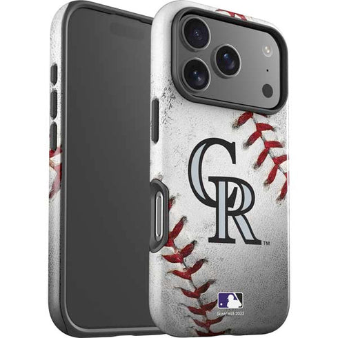 MLB Colorado Rockies Game Ball iPhone 17 Pro Impact Case