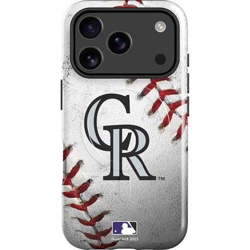 MLB Colorado Rockies Game Ball iPhone 17 Pro Magsafe Impact Case