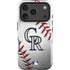 MLB Colorado Rockies Game Ball iPhone 17 Pro Max Impact Case