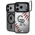 MLB Colorado Rockies Game Ball iPhone 17 Pro Max Kickstand Case